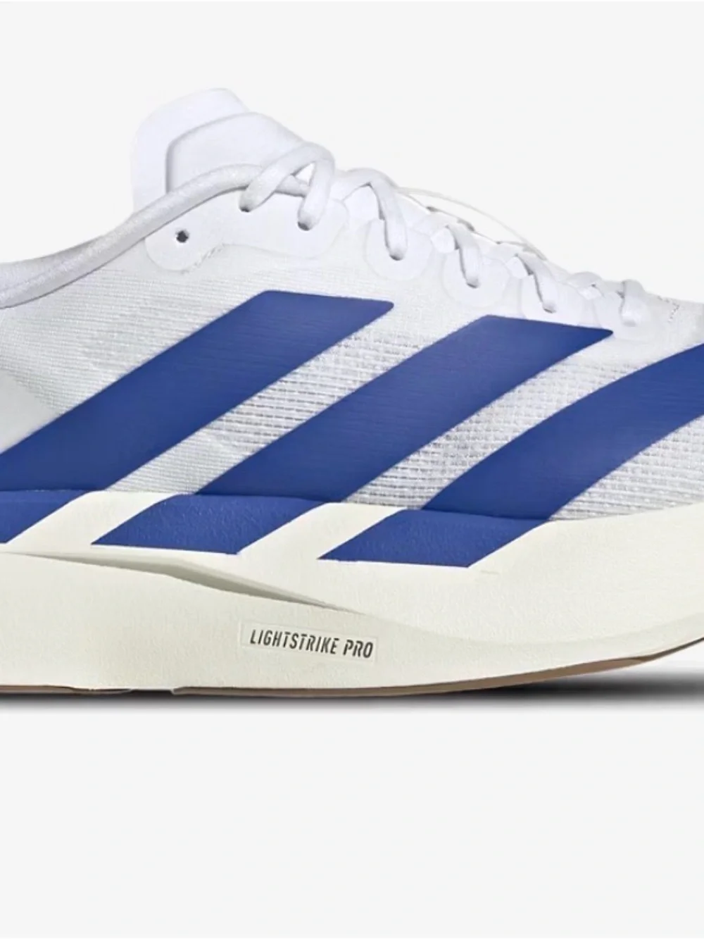 adidas Adizero Men’s Running Shoes in White and Blue